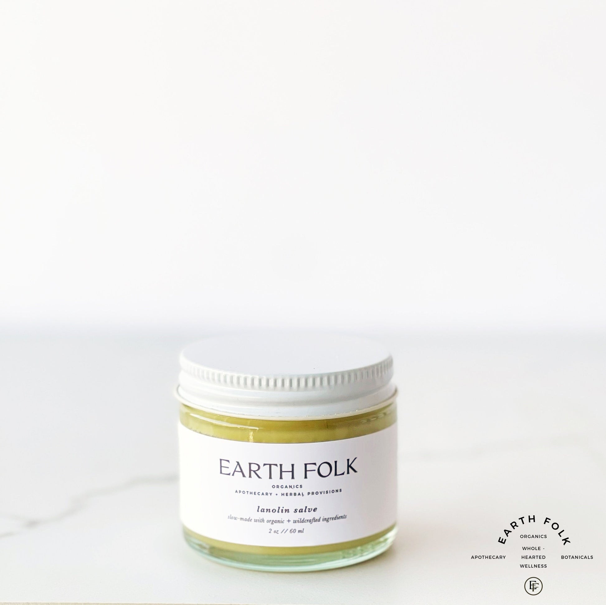 Lanolin Skin Salve - All Natural Dry Skin Salve, Old Fashioned Lanolin Balm, Extra Hydrating Skin Salve - High Potency Herbal Formula