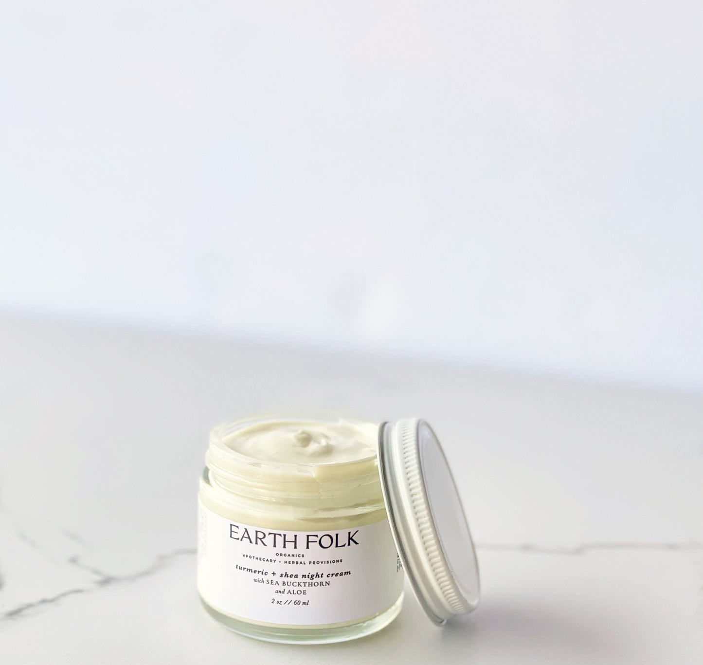 Turmeric & Shea Butter Night Cream, Organic Face Moisturizer for Fussy Skin, Natural Skincare, Organic Skincare, Face Cream, Clear Skin