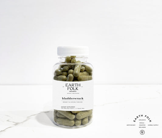 Organic Bladderwrack Capsules, 500mg Vegan Capsules, FREE Shipping, No Fillers, Non GMO, Herbal Supplements