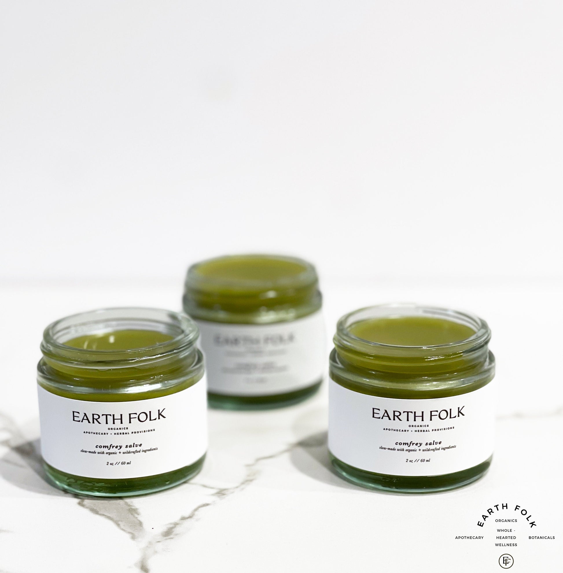 Comfrey Salve - All Natural Organic Herbal Salve, Comfrey Infused Salve, Comfrey Ointment - High Potency Herbal Formula
