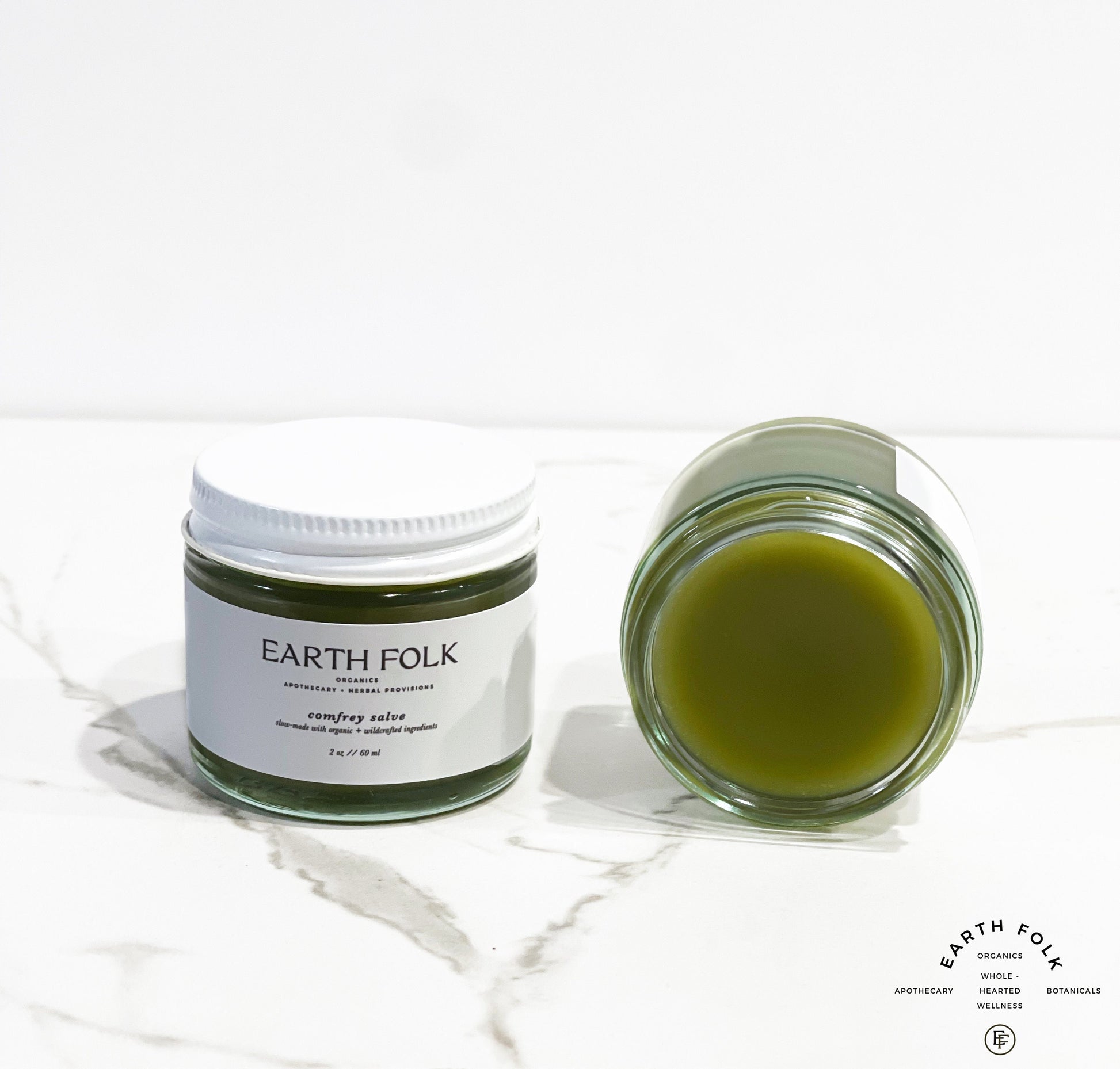 Comfrey Salve - All Natural Organic Herbal Salve, Comfrey Infused Salve, Comfrey Ointment - High Potency Herbal Formula