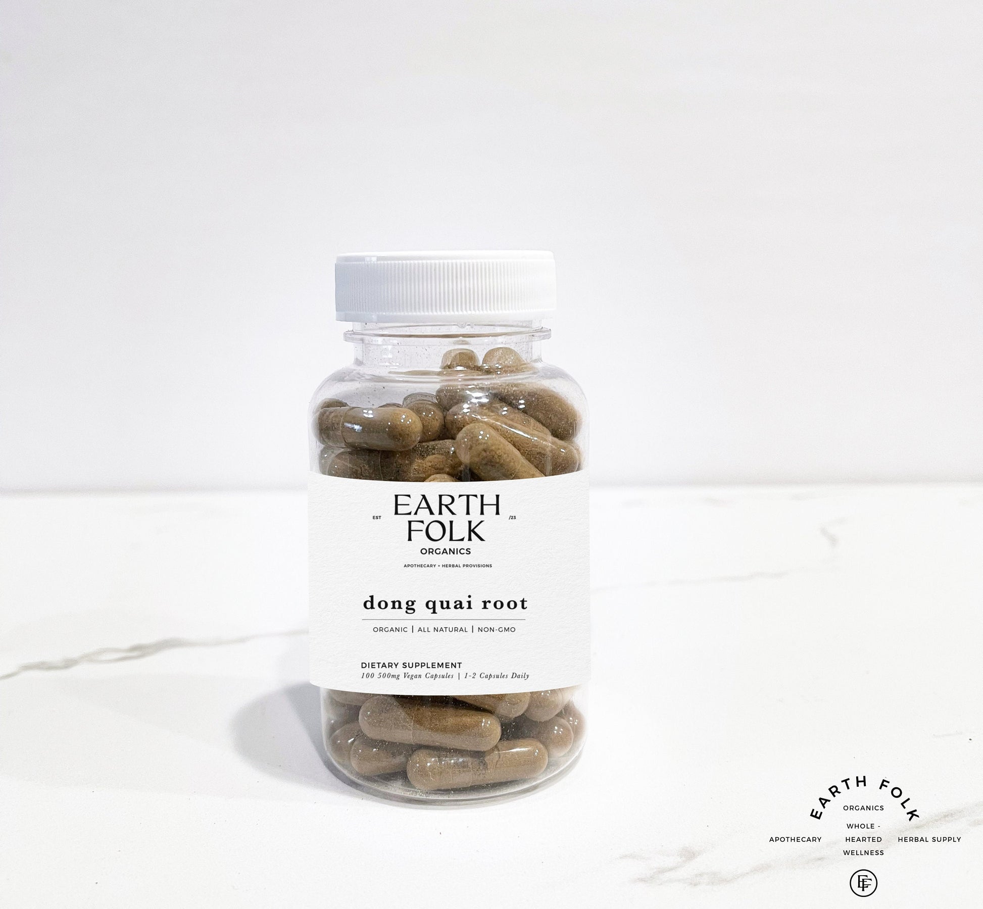 Organic Dong Quai Root Capsules, 500mg Vegan Capsules, FREE Shipping, No Fillers, Non GMO, Herbal Supplements