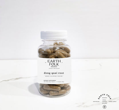 Organic Dong Quai Root Capsules, 500mg Vegan Capsules, FREE Shipping, No Fillers, Non GMO, Herbal Supplements