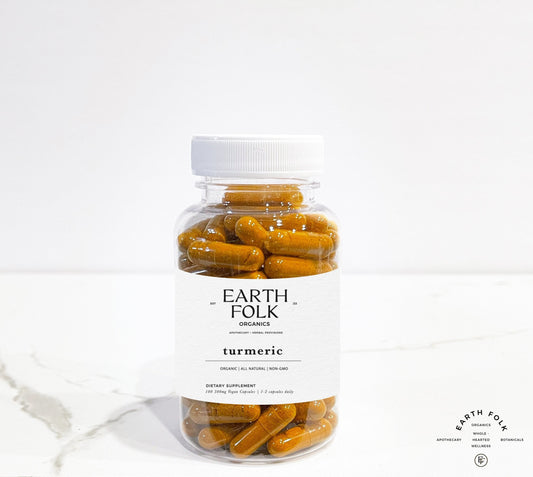 Organic Turmeric Capsules, 500mg Vegan Capsules, FREE Shipping, No Fillers, Non GMO, Herbal Supplements