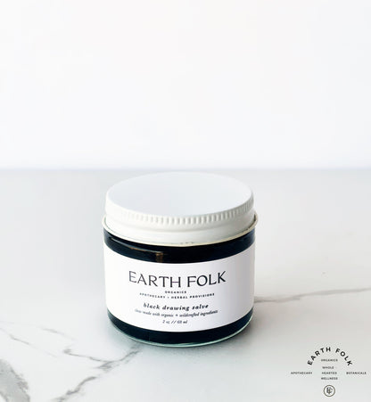 Black Drawing Salve - All Natural Drawing Salve, Traditional Black Salve, Black Ointment - High Potency Herbal Formula
