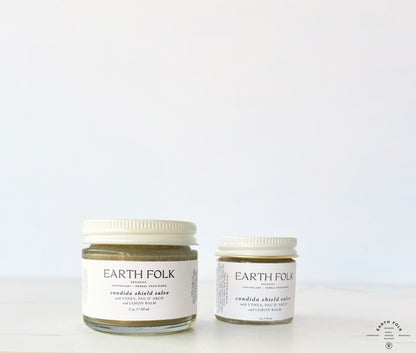 Candida Shield Salve - All Natural Herbal Salve, Usnea Lichen Infused Salve, Body, Foot & Toenail Salve - High Potency Herbal Formula