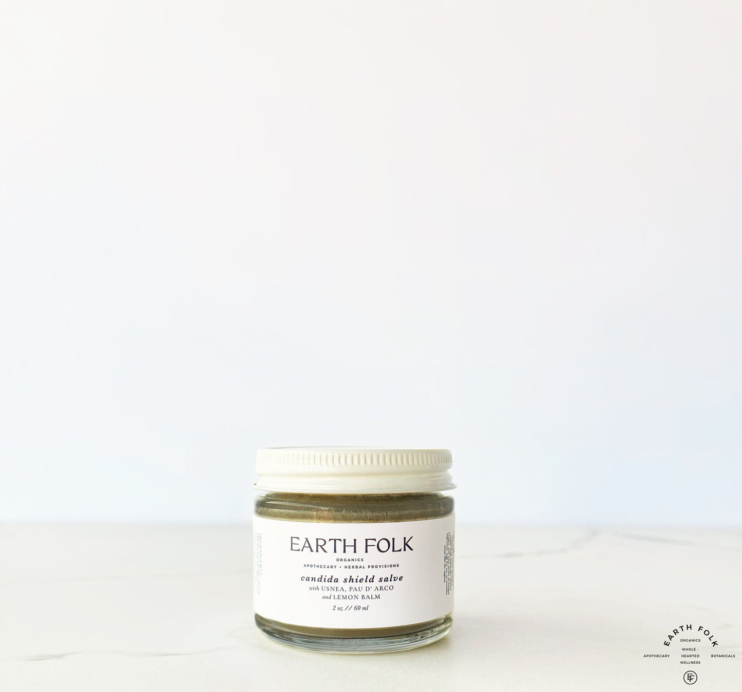 Candida Shield Salve - All Natural Herbal Salve, Usnea Lichen Infused Salve, Body, Foot & Toenail Salve - High Potency Herbal Formula