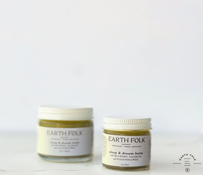 Sleep & Dream Balm - All Natural Herbal Balm, Valerian Root + Mugwort Infused Balm, Lucid Dream - High Potency Herbal Formula