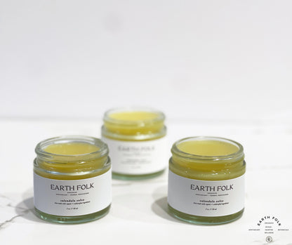 Calendula Salve - All Natural Herbal Salve, Calendula Infused Salve, Calendula Ointment - High Potency Herbal Formula