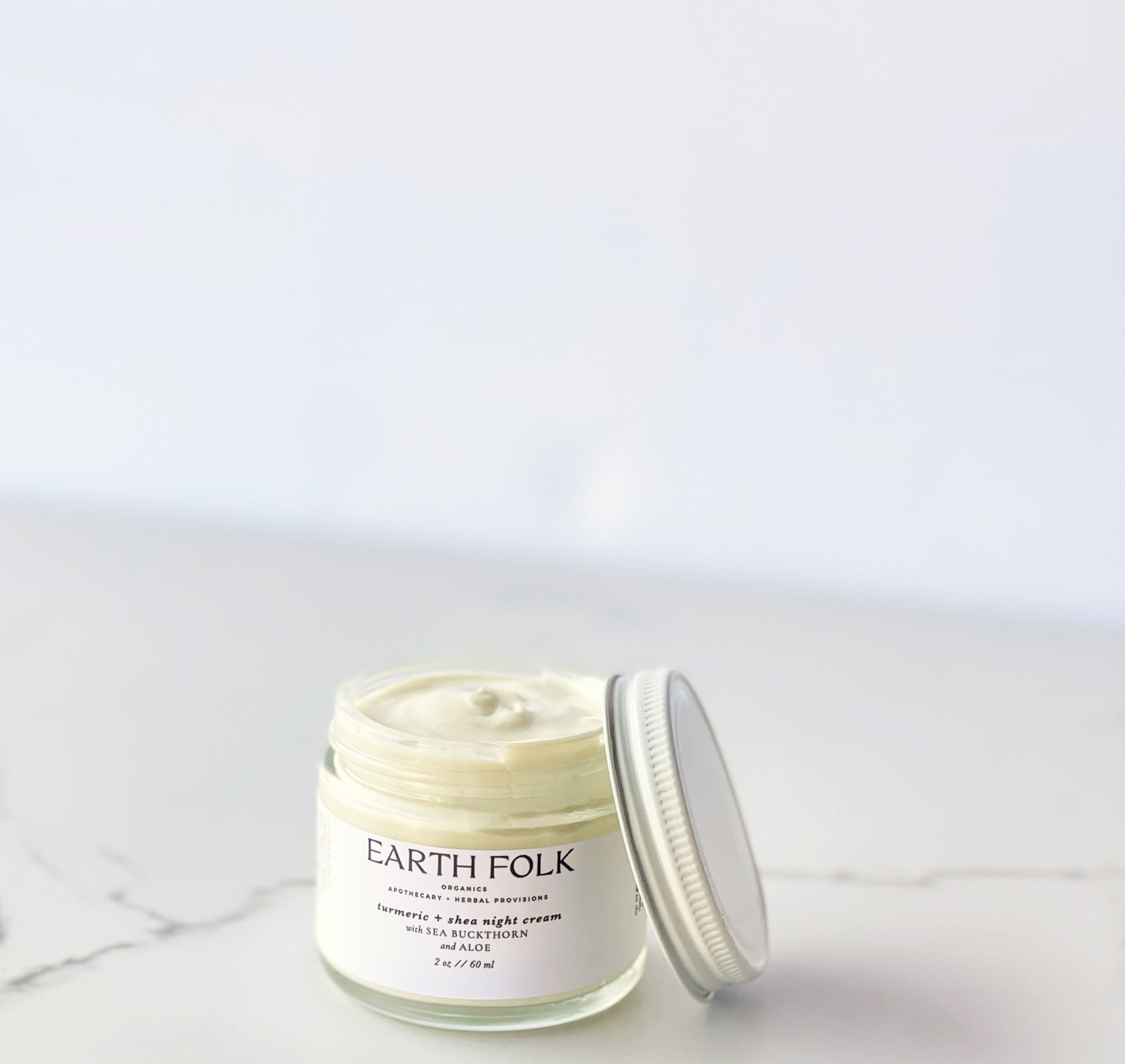 Turmeric & Shea Butter Night Cream, Organic Face Moisturizer for Fussy Skin, Natural Skincare, Organic Skincare, Face Cream, Clear Skin
