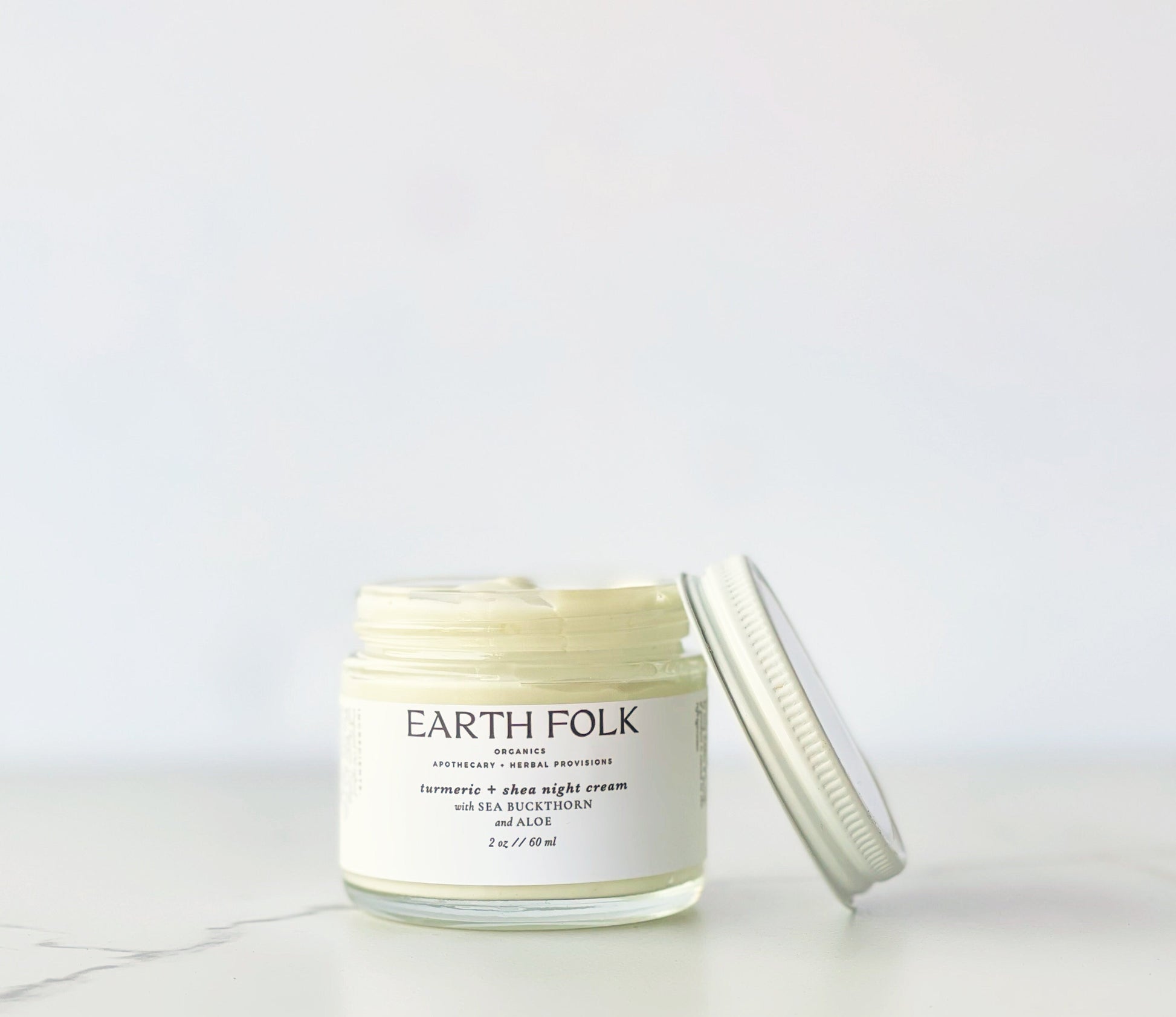 Turmeric & Shea Butter Night Cream, Organic Face Moisturizer for Fussy Skin, Natural Skincare, Organic Skincare, Face Cream, Clear Skin
