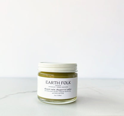 Chaparral Salve - Creosote Salve, Desert Rain, All Natural Herbal Salve, Creosote Infused, Creosote Bush - High Potency Herbal Formula